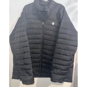 Alaskan Hardgear Duluth Trading Co Puffer Jacket Mens 2XL Tall Black Full Zip